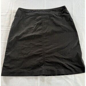 George Stretch Black Pencil Skirt Polyester Blend Women's 18W Plus